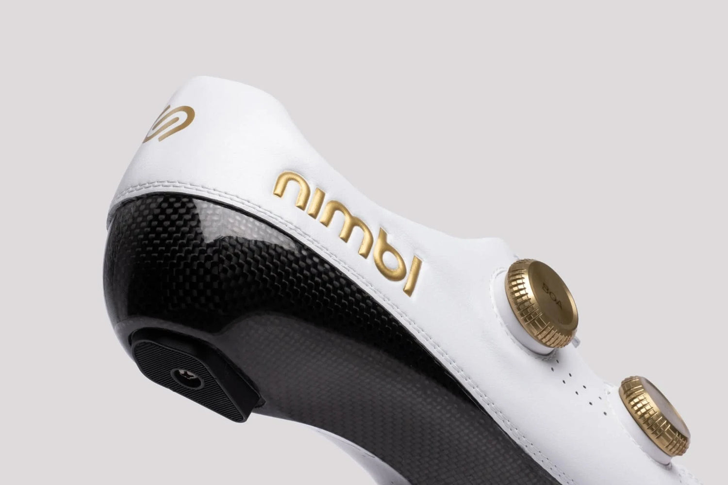 Nimbl Exceed Ultimate Glide Cykelsko - Hvid/Guld