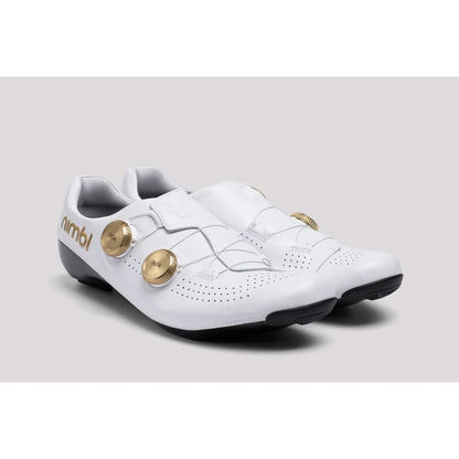 Nimbl Exceed Ultimate Glide Cykelsko - Hvid/Guld