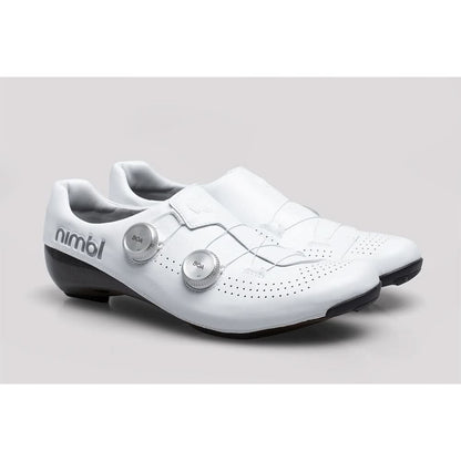 Nimbl Exceed Ultimate Glide Cykelsko - Hvid/Sølv