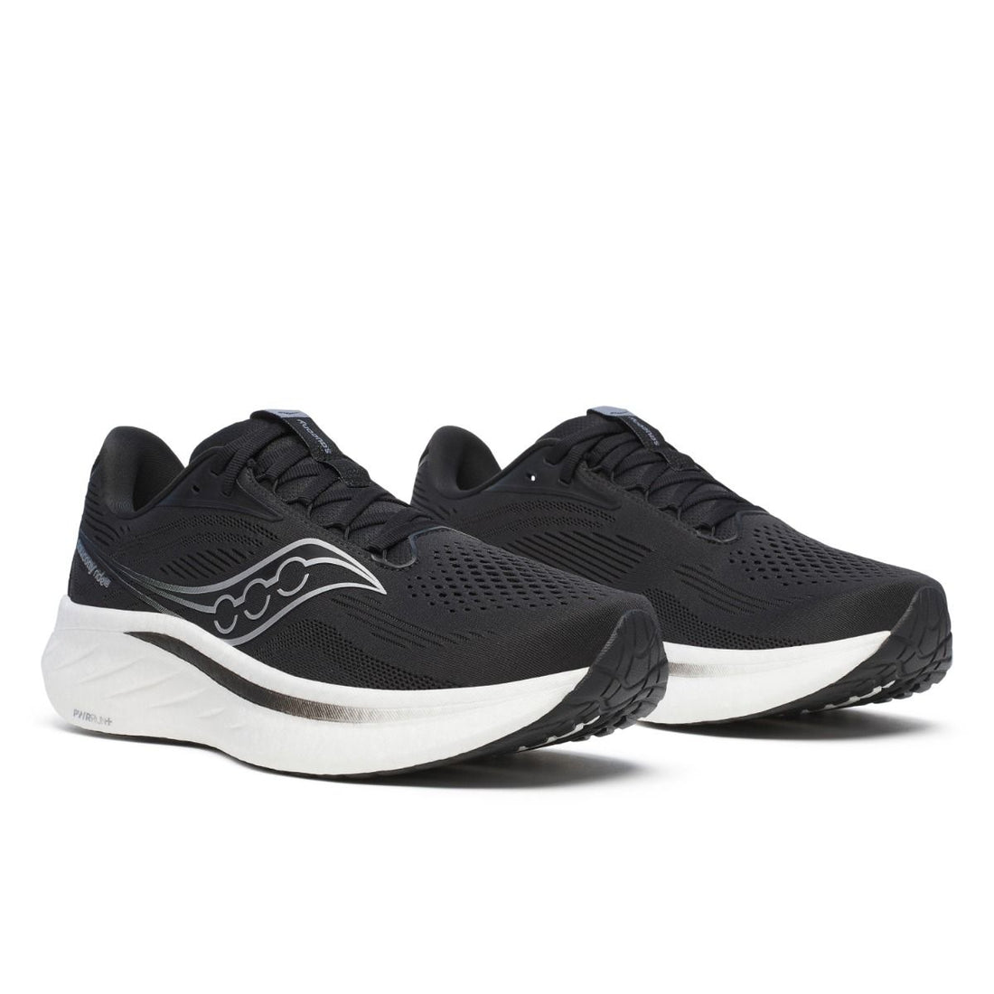 Saucony Ride 18 Black/White Løbesko - Herre