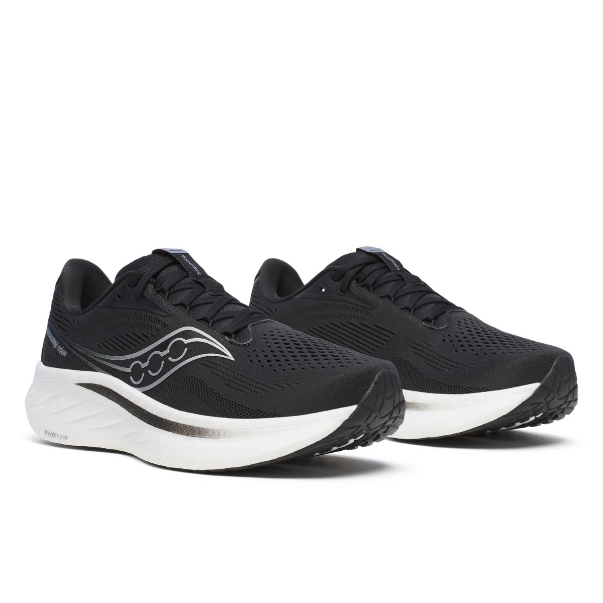 Saucony Ride 18 Black/White Løbesko - Herre