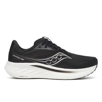 Saucony Ride 18 Black/White Løbesko - Herre