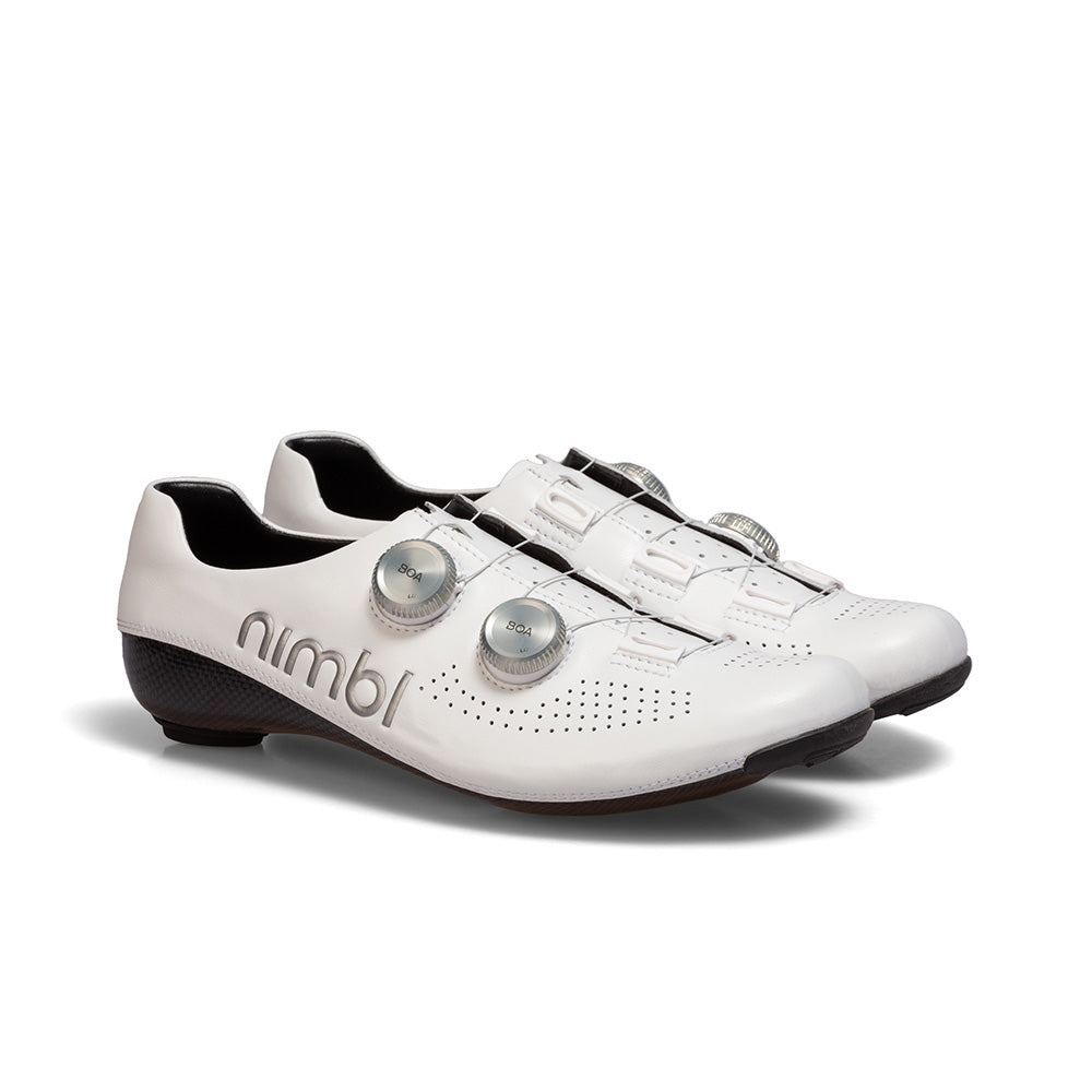 Nimbl Ultimate Cykelsko - Hvid/Sølv