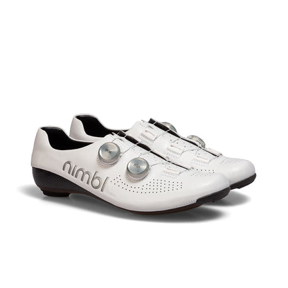 Nimbl Ultimate Cykelsko - Hvid/Sølv