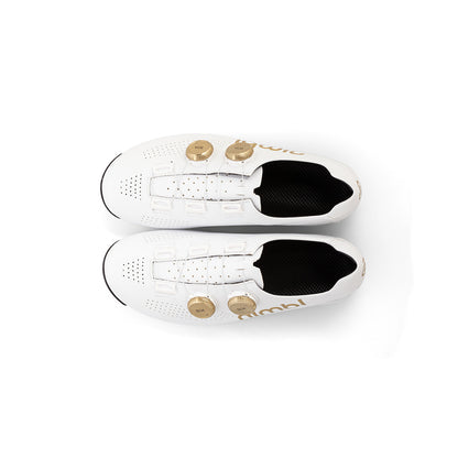 Nimbl Ultimate Cykelsko - Hvid/Guld