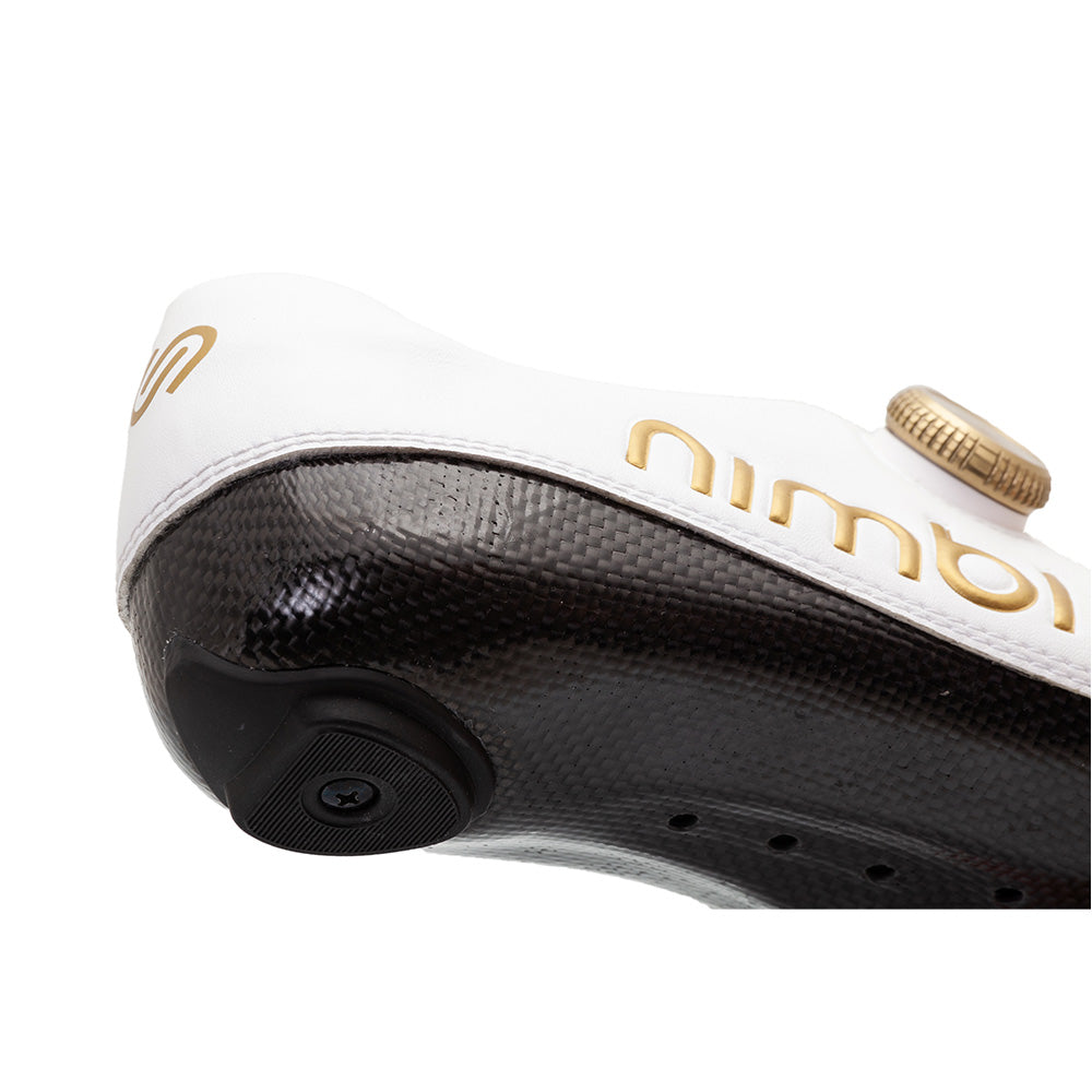 Nimbl Ultimate Cykelsko - Hvid/Guld