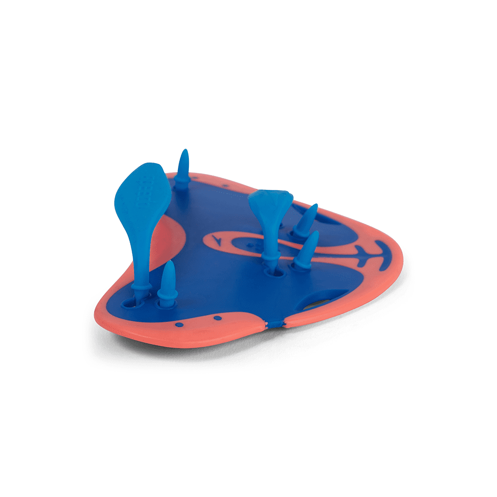 Speedo Biofuse Finger Paddles - Blå/orange